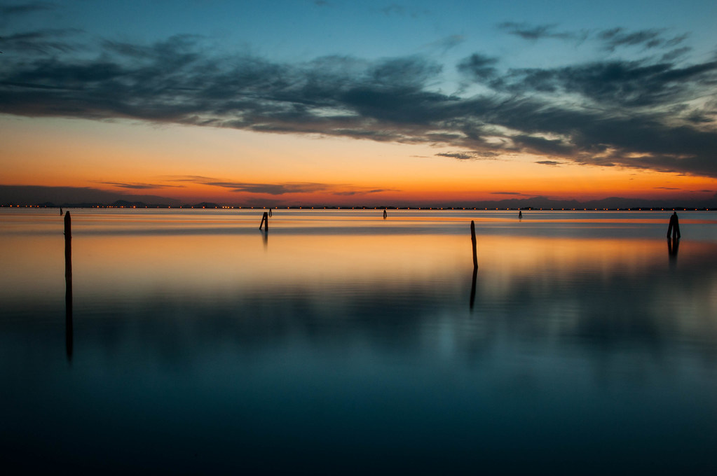 Lagoon sunset