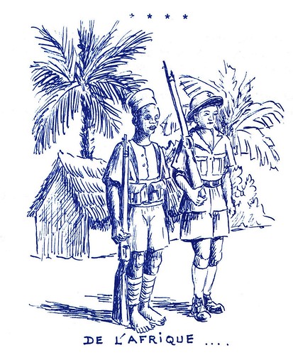 Illustration- De l'Afrique aux Vosges - 1-  par Jean COQUIL (capitaine au B.M.5)