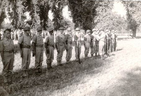 Génie- 1944 -  Naples: Cdt 1°Btn du G.D. TISSIER - Col. Mardochée Partouche