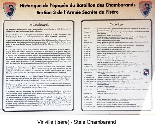 Viriville stèle chambarand - Fonds E. Gauthier