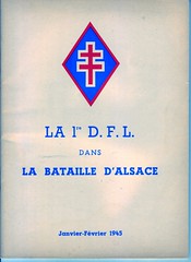 1945- Alsace- La 1ère dfl dans la campagne d'alsace
