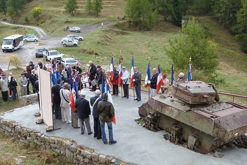 l’inauguration du monument du char (29 septembre 2012)