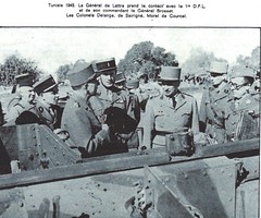 Brosset -1943 - Tunisie- avec de Lattre