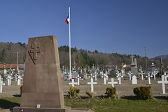 Franche Comté-Vosges - Monument 1ère DFL et cimetière militaire de Giromagny- Crédit photo Thierry Marline, AHPSV- mars 2014