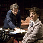 Alan Schmuckler and Liz Baltes in A MINISTER'S WIFE at Writers Theatre. Photos by Michael Brosilow.