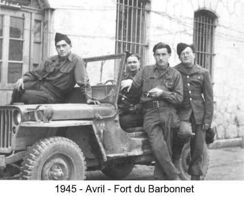BM 4 Chambarand - 1945 Avril_Fort du Barbonnet - Fonds Emile Gauthier