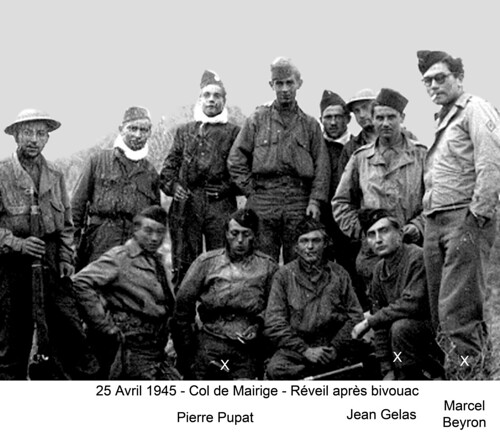 BM 4 Chambarand - 1945 25 Avril_Croix de Mairige - Col. Emile Gauthier