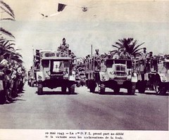 1943 - Tunisie- Défilé de la victoire Tunis