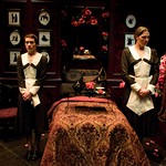 Helen Sadler and Elizabeth Laidlaw in THE MAIDS at Writers Theatre. Photos by Michael Brosilow.