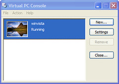 Virtual PC Console