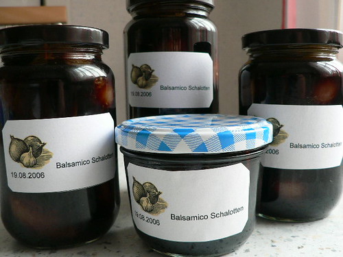 Balsamico-Schalotten, eingelegt