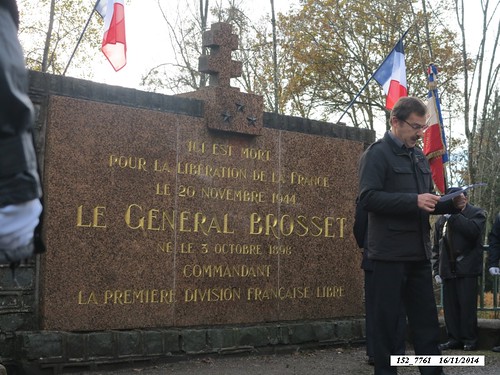 Champagney- Commémoration 2014 au Monument Brosset - François Bresson