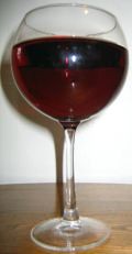Glas of blackberry wine-sm