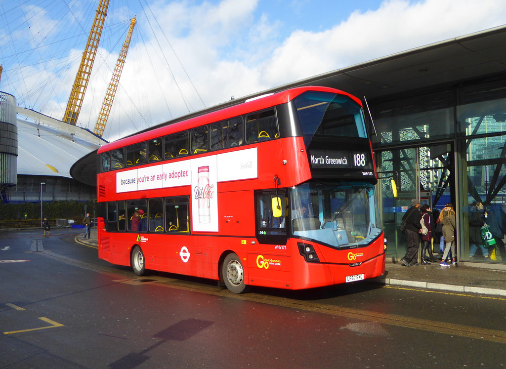GAL WHV173 - LF67EXG - NORTH GREENWICH STATION - WED 28TH MAR 2018