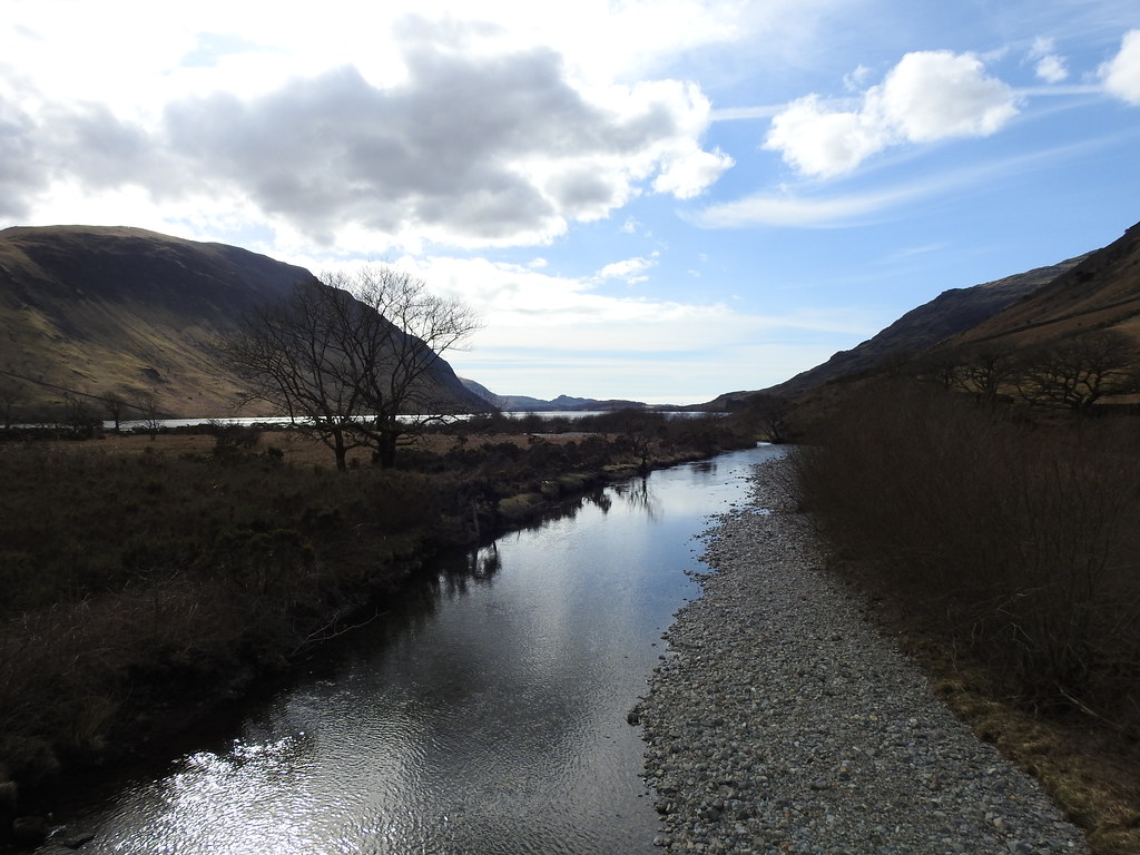 River Irt, Wastwater, Lake District, Cumbria, England - March 2018