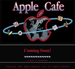 pagina web di Apple Cafe