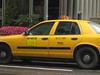 Taxi cab - closeup