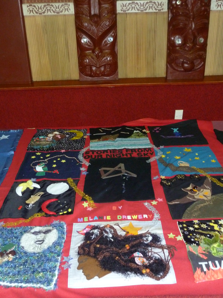 Story blanket display at Rehua