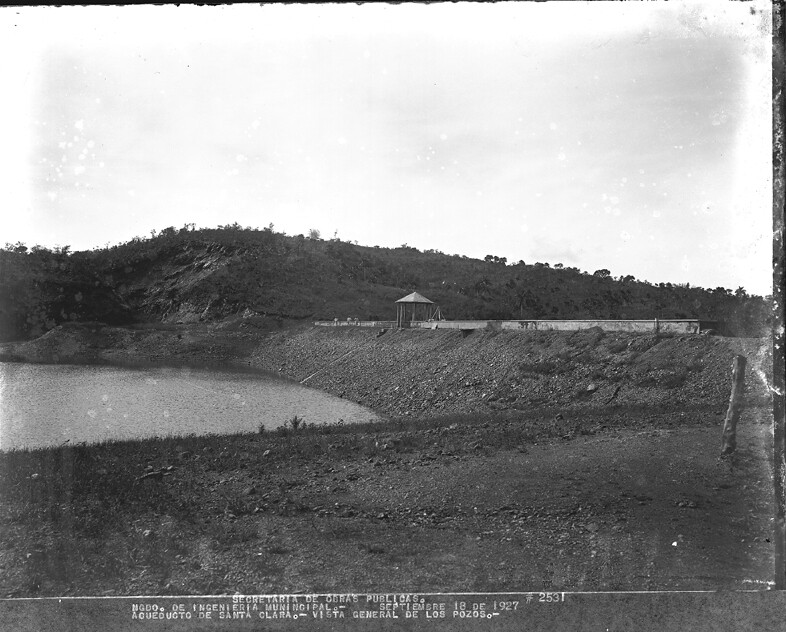 1928 Embalse del acueducto de Santa Clara