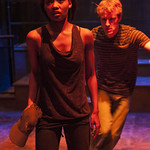 Ashleigh LaThrop (Leila) and Josh Salt (Lee) in YELLOW MOON at Writers Theatre. Photo by Michael Brosilow.