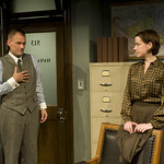 Kate Fry and Mark L. Montgomery in THE LETTERS at Writers' Theatre. Photo by Michael Brosilow.