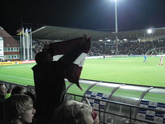 Crowd at the Latvia-Iceland match