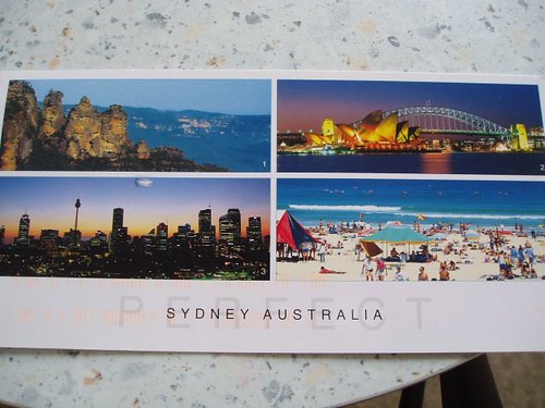 Back home Postcard-received