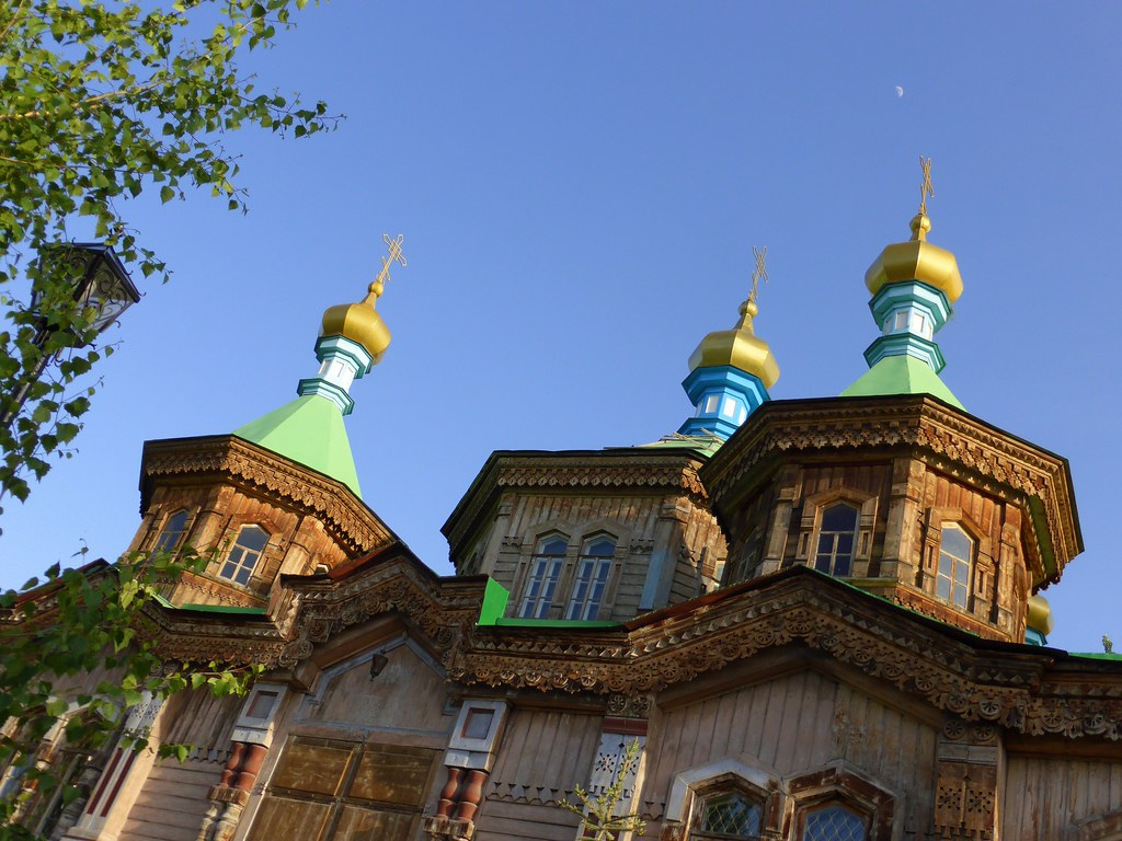 Holy Trinity Cathedral in Karakol, Kyrgyzstan