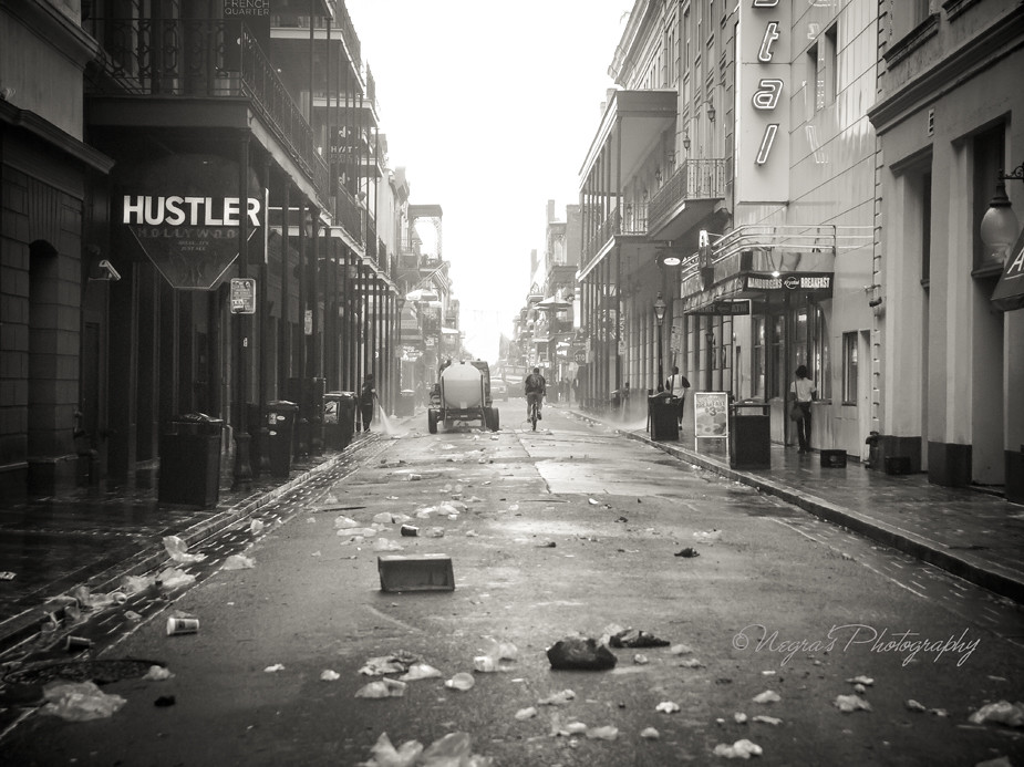 The morning after...