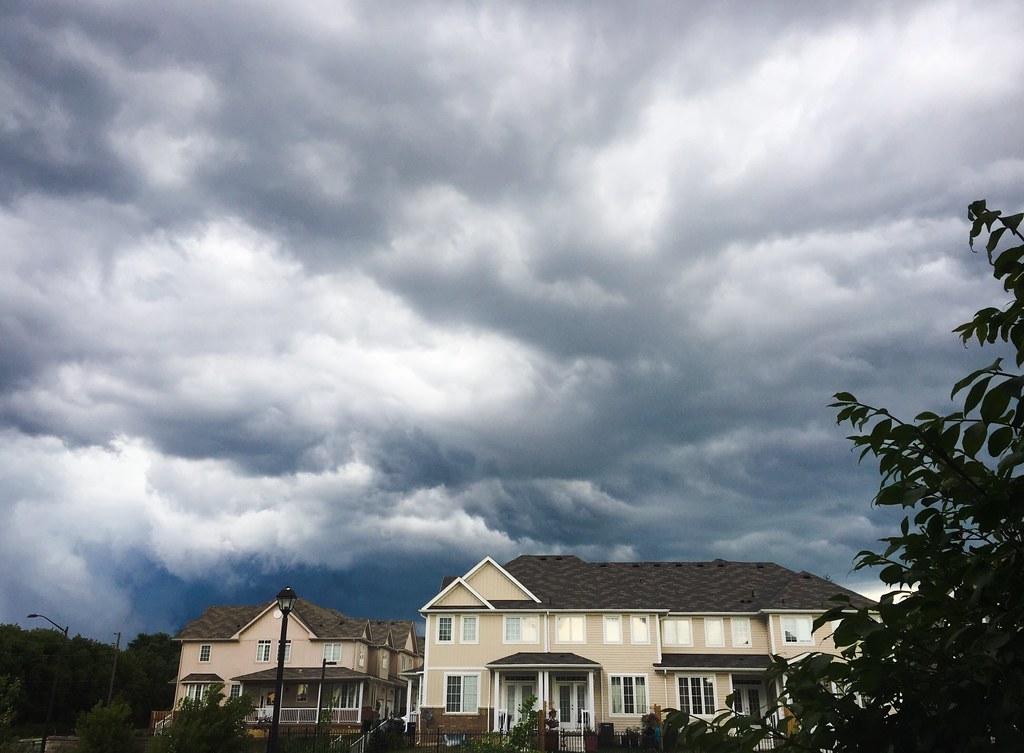 I love a good summer storm... that blows through BRIEFLY!