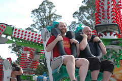 Scott and Greg on the fairground