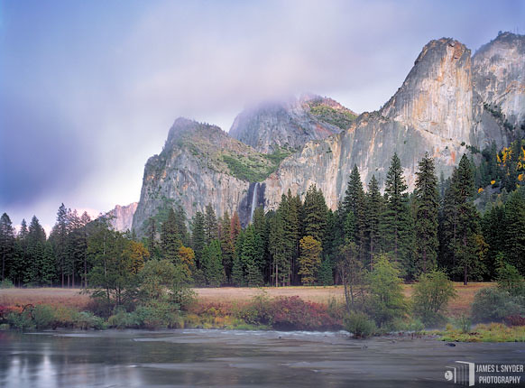Bridalveil Meadow, Autumn Evening