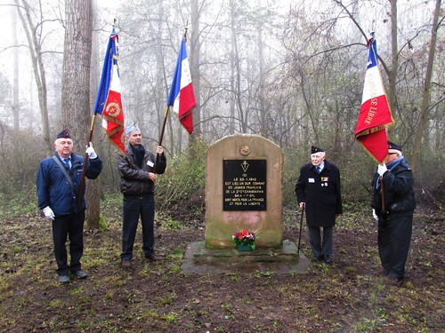 Illwald- Novembre 2014 -Cérémonie délégation ADFL à la stèle de la Cie Chambarand du BM ' - Blandine Bongrand Saint Hillier