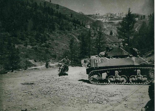 Authion- 15 avril 1945 - Descente vers la Beole -  Fonds François Engelbach