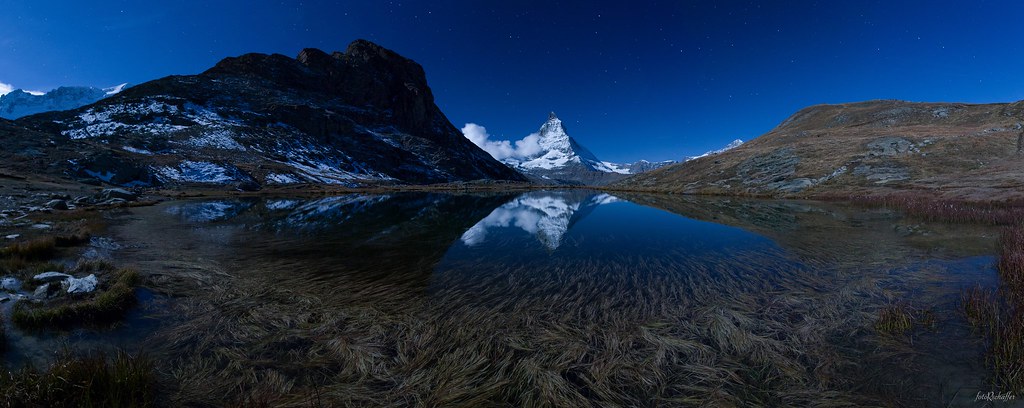 Moonlit Night At Riffelsee