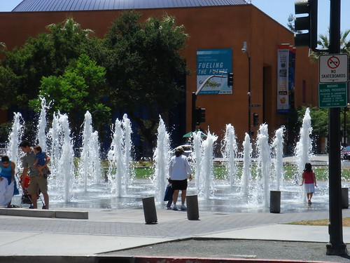Downtown San Jose Water Fountains
