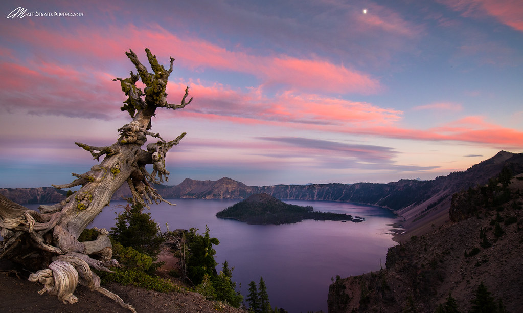 Sunset on the Crater