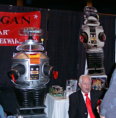 Bob May and Robot